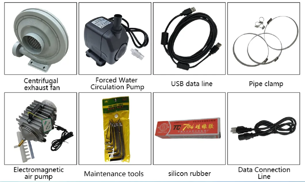 100W 130W 150W CO2 Laser Engraving Cutting Machine 1390